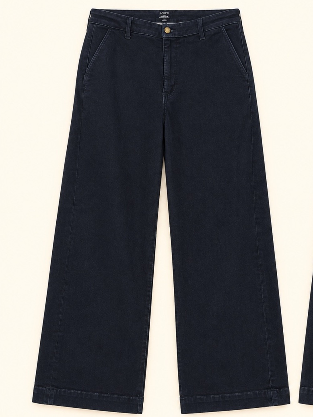 J. Crew Women’s Wide-Leg Jeans in Navy